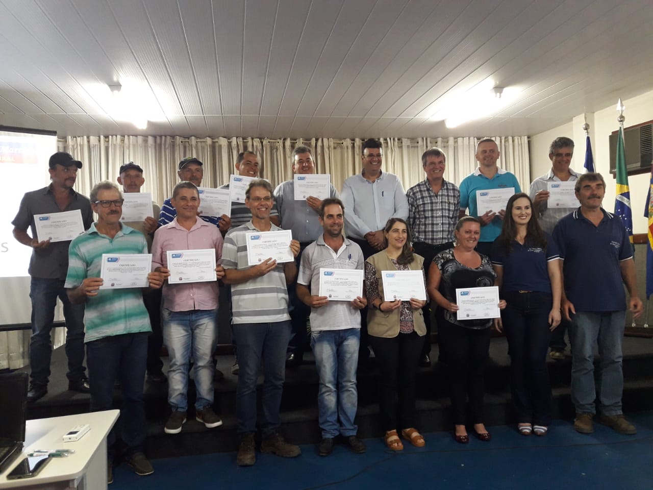 Entrega certificado Susaf - Domingos Martins